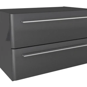 Lanzet K8 Waschtischunterschrank 76 cm Anthrazit