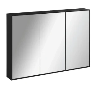 Lanzet Woodblock Spiegelschrank-Einbau W1 101cm schwarz