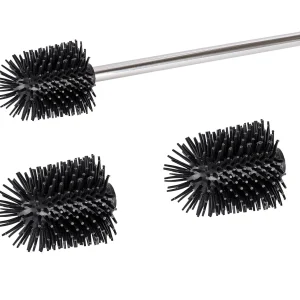 WENKO Ersatzbürsten Set für WC-Garnituren Silikon