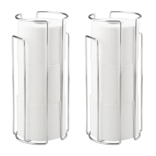 WENKO Toilettenpapier-Ersatzrollenhalter Chrom