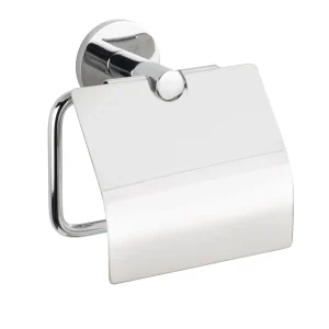 WENKO ISERA Toilettenpapierhalter mit Deckel 13