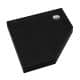 Aedler, Duschwanne Stabildense Alhena Black Scale 90x90x12