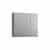 BADEDU GERS Spiegelschrank 60 cm breit, Grau