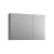 BADEDU GERS Spiegelschrank 80 cm breit, Grau