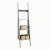 BADEDU TANA Badregal 40 cm breit, Grau matt, 4 Ablagen