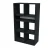 BADEDU WARD Regal 72 cm breit, Anthrazit, 7 Fächer