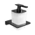BadeDu SIRIUS Seifenspender mit Halter Schwarz matt