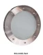 Bullauge ø 450 mm Milchglas Edelstahl mit Teleskoprahmen BT45/2 – beidseitig Schrauben