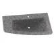 CLASSICO Waschbecken Mineralguss links grau-metallic