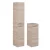 FACKELMANN B.CLEVER Hochschrank + Midischrank 31 cm breit, Braun hell