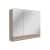 FACKELMANN B.PARIS LED Spiegelschrank 90 cm breit, Grau