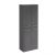 FACKELMANN B.ROUND Doppel Hochschrank 30 cm breit, Anthrazit