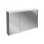 FACKELMANN B.ROUND LED Spiegelschrank 100 cm breit, Anthrazit