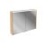 FACKELMANN B.ROUND LED Spiegelschrank 90 cm breit, Braun