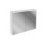 FACKELMANN B.ROUND LED Spiegelschrank 90 cm breit, Weiß