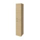 FACKELMANN B.STYLE Hochschrank 30 cm breit, Braun, Türanschlag links