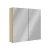 FACKELMANN COMPACT LINE Spiegelschrank 70 cm breit, Braun hell