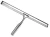 FACKELMANN Duschabzieher 30 cm breit, Chrom glänzend, aus Edelstahl