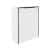 FACKELMANN FLAIR Doppel Midischrank 63 cm breit, Weiß/Anthrazit