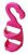 FACKELMANN FLAMINGO Duschablage, Pink, hängbar