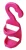FACKELMANN FLAMINGO Duschablage, Pink, hängbar