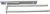 FACKELMANN Handtuchhalter 31 – 46 cm breit, Silber mit 2 Armen