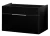 FACKELMANN KARA Waschbeckenunterschrank 80 cm breit, Anthrazit, 1 Schublade