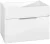 FACKELMANN KARA Waschbeckenunterschrank 80 cm breit, Weiß, 1 Schublade