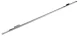 FACKELMANN LED Aufsatzleuchte 89 cm breit, Chrom