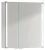 FACKELMANN LED Spiegelschrank 61 cm breit, Weiß