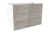 FACKELMANN LIMA Waschbeckenunterschrank 59 cm breit, Braun/Weiß