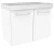 FACKELMANN LIMA Waschbeckenunterschrank 60 cm breit, Weiß