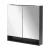 FACKELMANN LUNA LED Spiegelschrank 80 cm breit, Anthrazit
