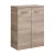 FACKELMANN LUXOR Doppel Midischrank 60,5 cm breit, Braun hell