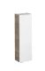 FACKELMANN LUXOR Hängeschrank 20 cm breit, Weiß/Braun hell, Türanschlag rechts