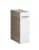 FACKELMANN LUXOR Unterschrank 20 cm breit, Weiß/Braun hell, Türanschlag links