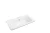 FACKELMANN LUXOR Waschbecken 80 cm breit, Weiß, Gussmarmor