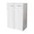 FACKELMANN MILANO Doppel Midischrank 30 cm breit, Weiß