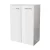 FACKELMANN MILANO Doppel Midischrank 30 cm breit, Weiß
