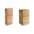 FACKELMANN MILANO Hängeschrank + Unterschrank 30 cm breit, Braun hell