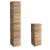 FACKELMANN MILANO Hochschrank + Midischrank mit Schublade 30 cm breit, Braun hell