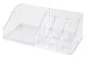 FACKELMANN Make up Organizer 17,5 cm breit, Transparent, Kunststoff