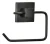 FACKELMANN NEW YORK Toilettenpapierhalter, Schwarz matt
