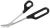 FACKELMANN Nagelschere 21 cm, Schwarz/Silber