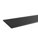 FACKELMANN OXFORD Waschtischplatte 60,6 cm breit, Schwarz, Schieferstruktur