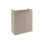FACKELMANN SBC B.PARIS Waschbeckenunterschrank Gäste WC 55 cm breit, Grau, 2 Türen