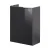 FACKELMANN SBC KARA Waschbeckenunterschrank Gäste WC 45 cm breit, Anthrazit, Türanschlag links