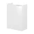 FACKELMANN SBC KARA Waschbeckenunterschrank Gäste WC 45 cm breit, Weiß, Türanschlag links