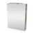 FACKELMANN SBC LUXOR Gäste WC Spiegelschrank 50 cm breit, Braun, Türanschlag links + Aufsatzleuchte