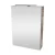 FACKELMANN SBC LUXOR Gäste WC Spiegelschrank 50 cm breit, Braun, Türanschlag rechts + Aufsatzleuchte
